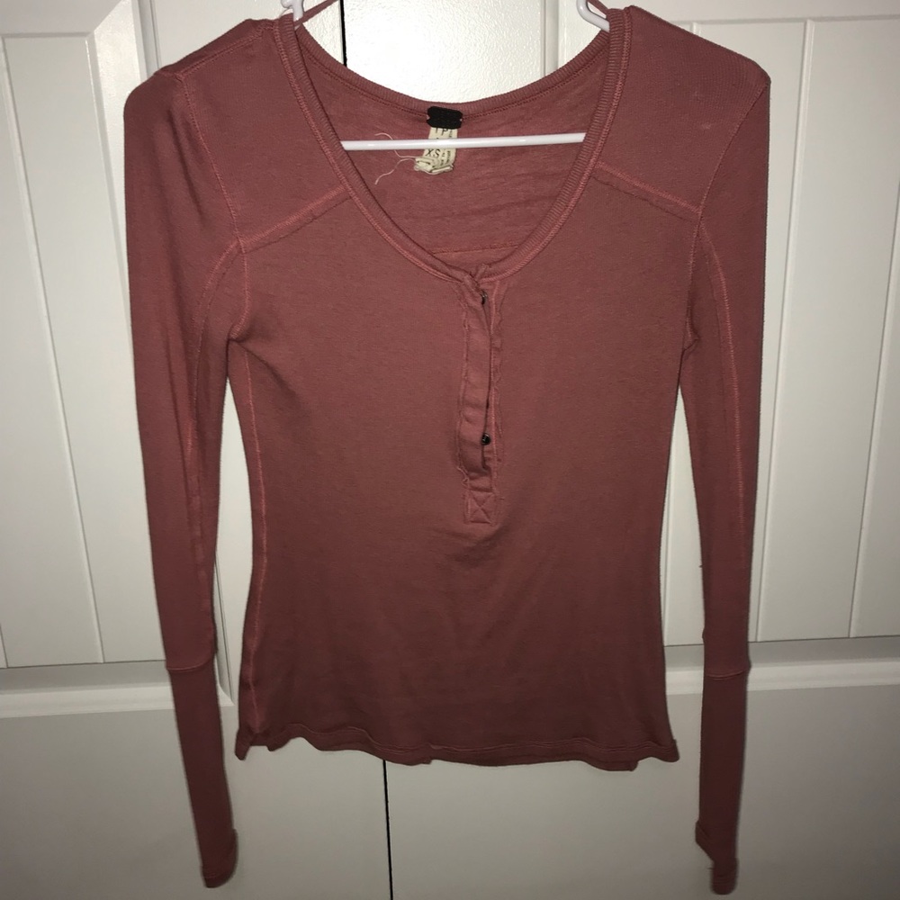 Free people fitted top